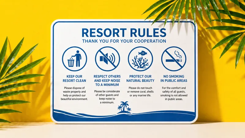 🏖️ Соблюдайте правила безопасности