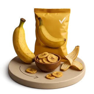Снэки из джекфрута и банана
