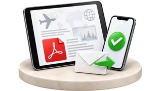 Готовая виза в PDF