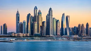 DUBAI MARINA — ПАНОРАМА НАБЕРЕЖНОЙ