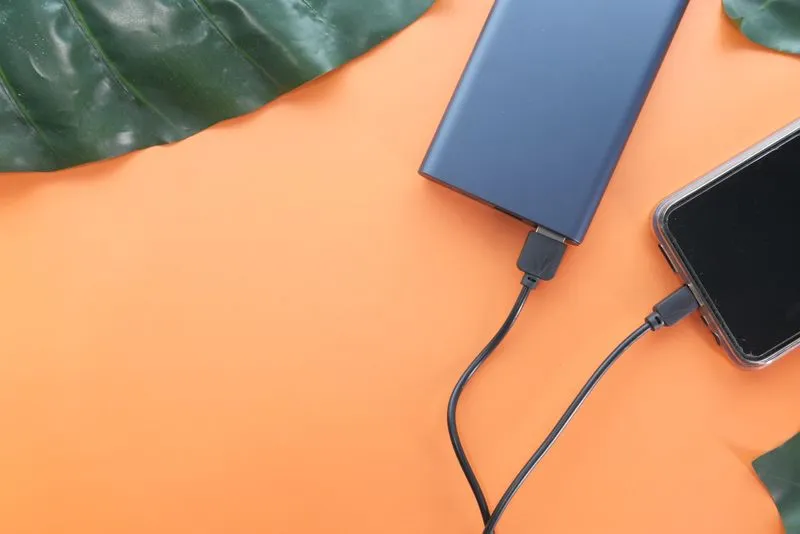 Заряженный телефон