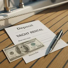 Депозит за аренду яхты