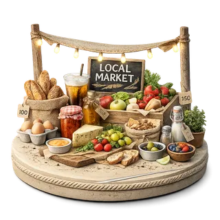 Мини-маркеты с локальными продуктами