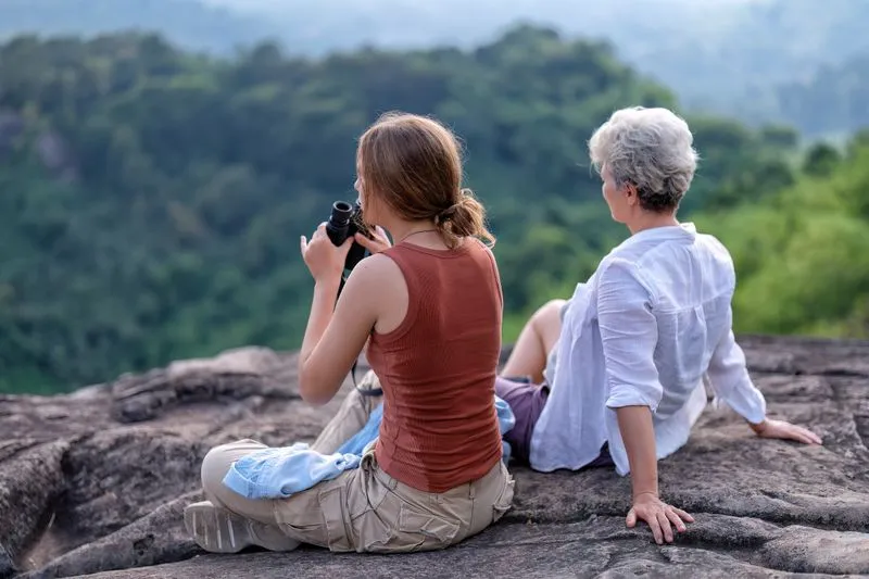 В горах и в центре острова