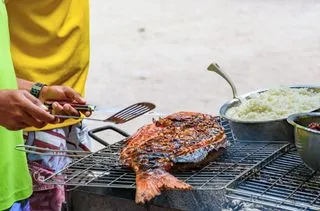 BBQ ИЗ СВЕЖЕГО УЛОВА