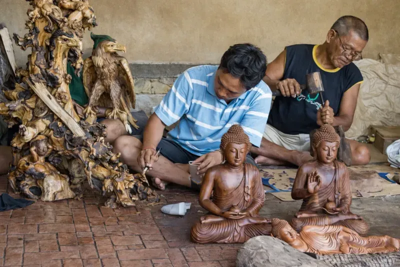 Экскурсия в Кинтамани на Бали: рисовые террасы, храм Пура Джати и кофе с видом на вулкан