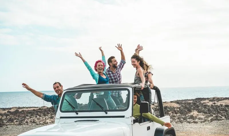 🚙 Садитесь ближе к краю джипа
