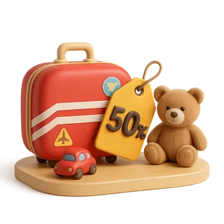 Детям от 6-11  лет скидка 50%