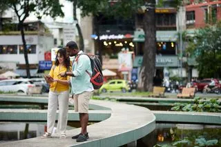 Общение с туристами