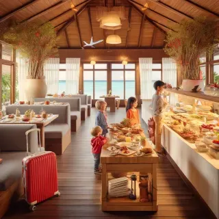 дети в ресторане мальдивы