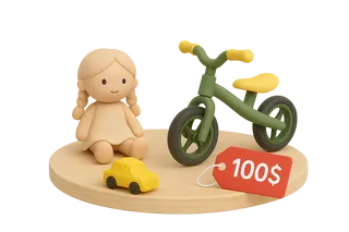 Детям с 5 до 9 лет - всего 75 $