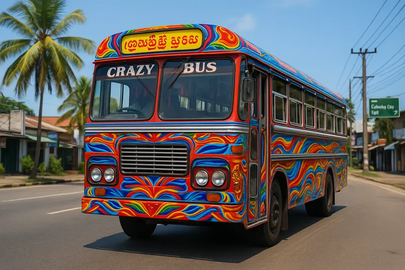 Прокатитесь на CrazyBus, чтобы ощутить вайб Шри-Ланки