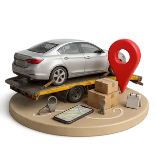 Доставка автомобиля