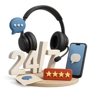Круглосуточная поддержка 24/7