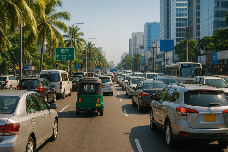 Учитывайте пробки в Коломбо