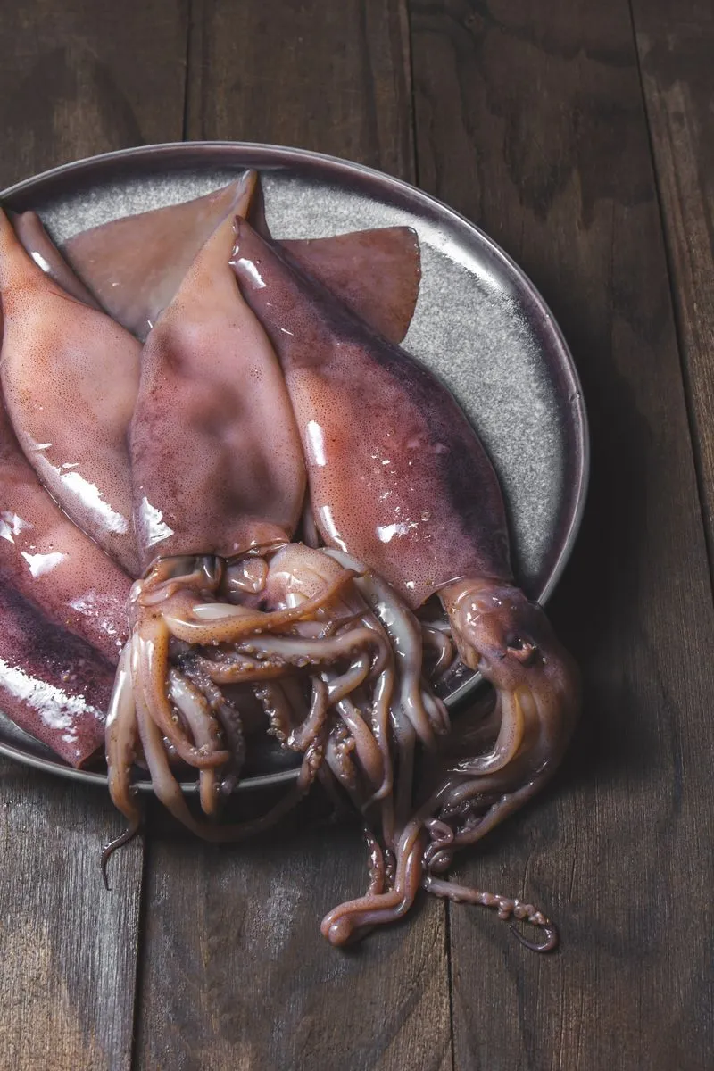 Закат и рыбалка на кальмара на Фукуоке