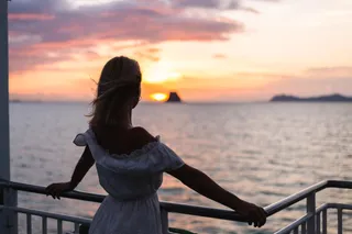 ЗАКАТ НА ПАЛУБЕ